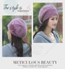 Women's Warm Wool Knitted Hat with Earmuffs - Korean Style Winter Rabbit Fur Hat