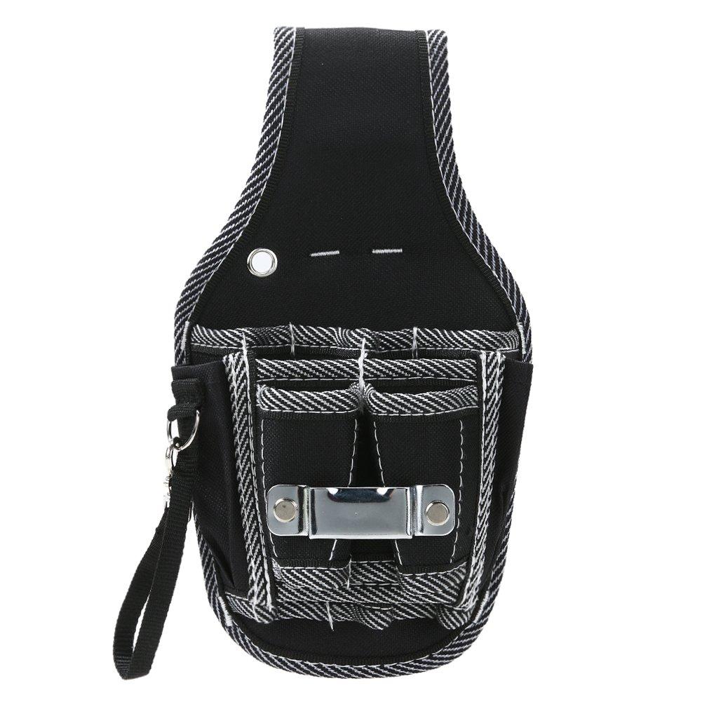 

zmart 9 Pocket Electrician Bag Waist Bag Tool Difference Tool Bag Nail Bag Pliers Screwdriver Measure Holder 600D Nylon Tool Bag Calculator Waist