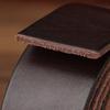 Men's Genuine Cowhide Leather Belt, Pin Buckle, Versatile and Retro Style for Casual Jeans