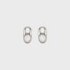 STONEHENGE Silver Semicircular Earrings Sc25A32J