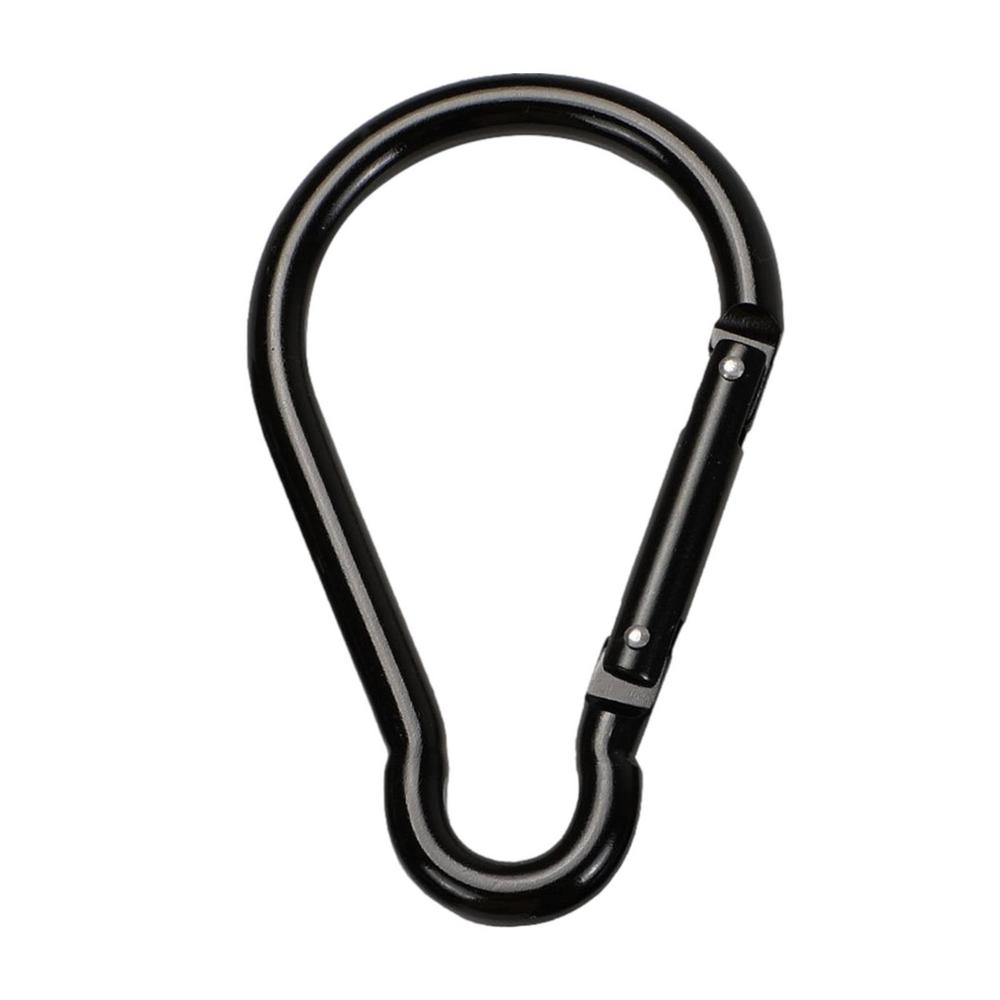 Aluminum Alloy Lock Ring Carabiner Hooks Gourd Shape Non-locking Design Large Hiking Camping Carabiner Quick Link Carabiner Hook