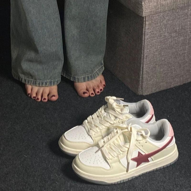 Populära damskor Retroskor Skor med tjock sula Sportskor Fritidsskor Studentskor