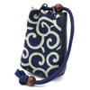Maruzen Drawstring Small Item Arabesque Made In Navy X 12 X 3 Cm Bag, Case, Pattern, Japan, Blue, Approx. 7.5