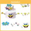 Spongebob Themed Squarepants Cake Decorating Kids Birthday Party Cute Supplies