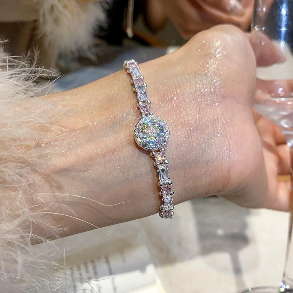Shining Zircon Bracelet Adjustable Fashion Jewelrys Trendy Women's Bracelets Birthday Gifts