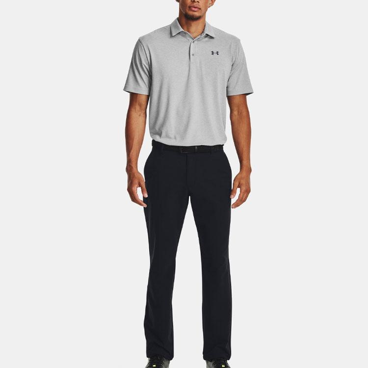 Under Armour Heather Polo Shirt Men's Modern Gray 1351131-011