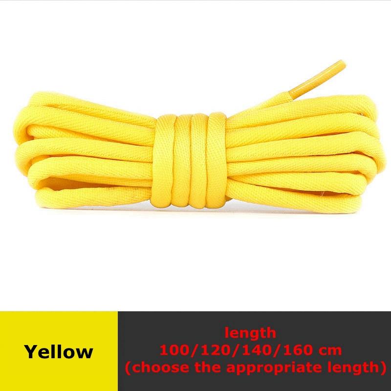 1 Pair Rainbow Shoe Laces for Sneakers Round Shoelaces Boots Shoelace Women Man Colorful Tennis Shoestrings Shoes Accessories