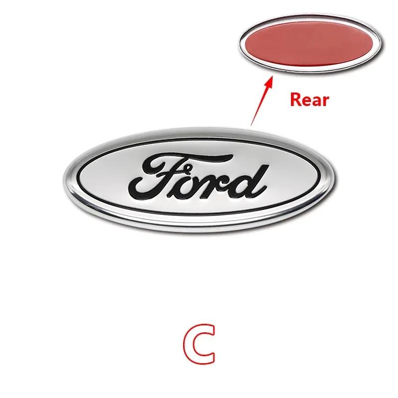 LLKC3 5.8cm Car Steering Wheel Center Badge Logo Sticker Steering Wheel Logo Sticker For Ford Focus 3 MK2 Fiesta MK7 Mondeo MK4 Fusion