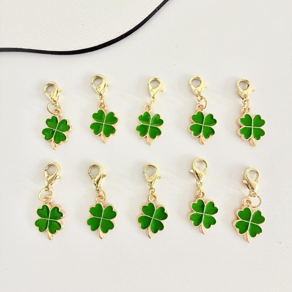 Ornaments Lucky Clover Keychain Good Luck Four Leaf Clover Pendant Bag Hanging  Backpack Accessory