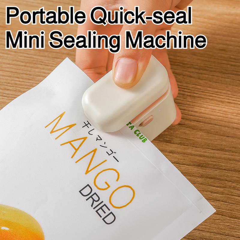 Mini Magnetic Sealing Machine Multi-Function Magnetic Absorption Plastic Bag Sealer And Opener For Eco Plastic Bags Snacks Bags