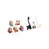 Fortune God Resin Mini Statues And Ceramic Giraffe Tabletop Sculpture Creative Centerpiece for