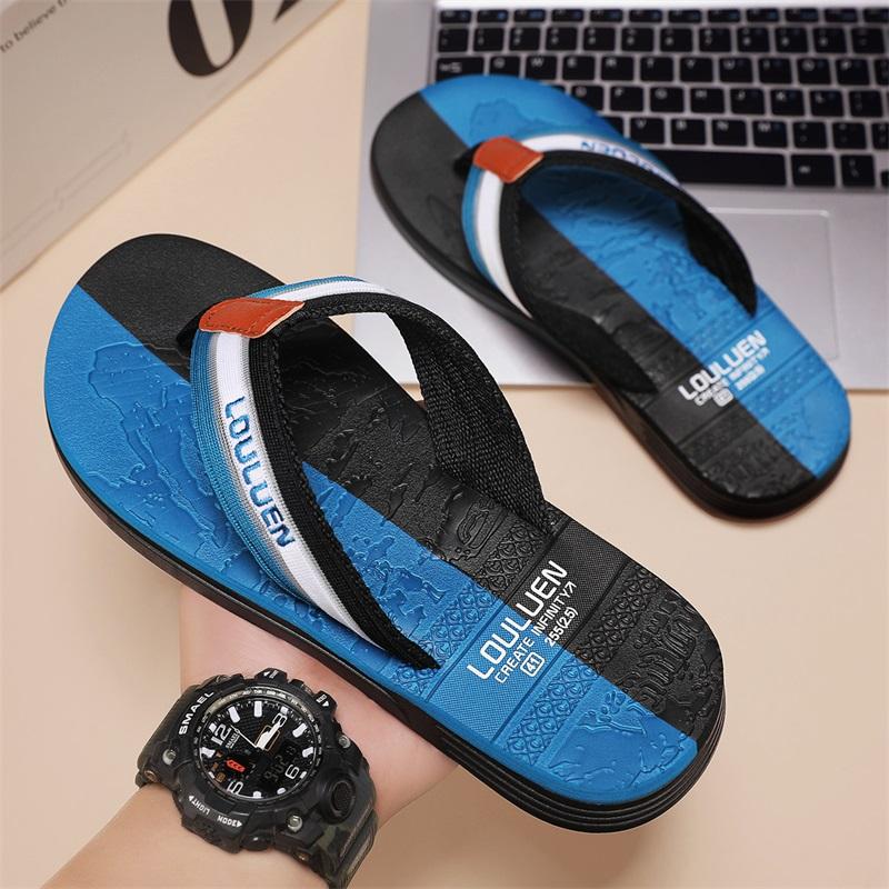 High Quality Beach Flip Flops Summer Men Outdoor Casual Sandals Fashion Men Flip Flops Breathable Antiskid Beach Slippers Men
