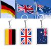 Acrylic Keychain With National Flags For Football Fans Small Gifts And Souvenirs