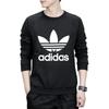 adidas Originals Crew Neck Printed Logo Sweatshirt Men Sweatshirt Black AY7791