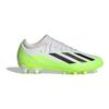 Adidas X Crazyfast.3 Mg Kunstrasen Professionell Bequem Stabil Langlebig Low-Top Kinder Fußballschuhe Kinder Fußballschuhe Weiß Grün IE1567