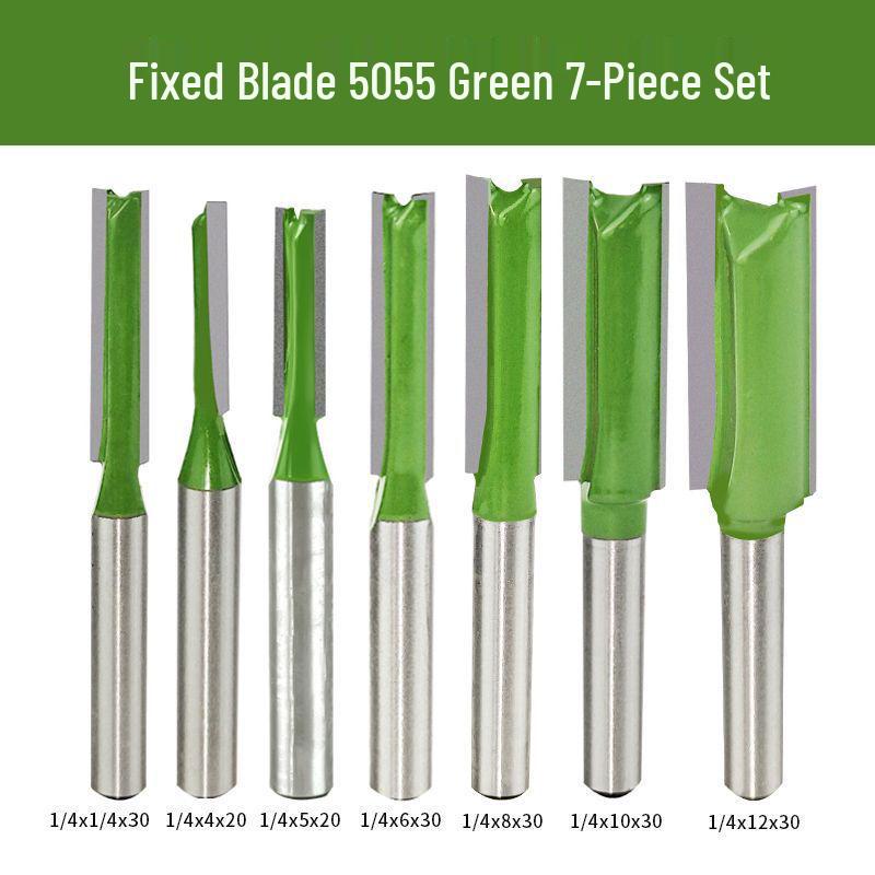 Wolframstahl Einseitiger Nutfräser für Holzbearbeitung, Scharf und Langlebig mit Rundschaft