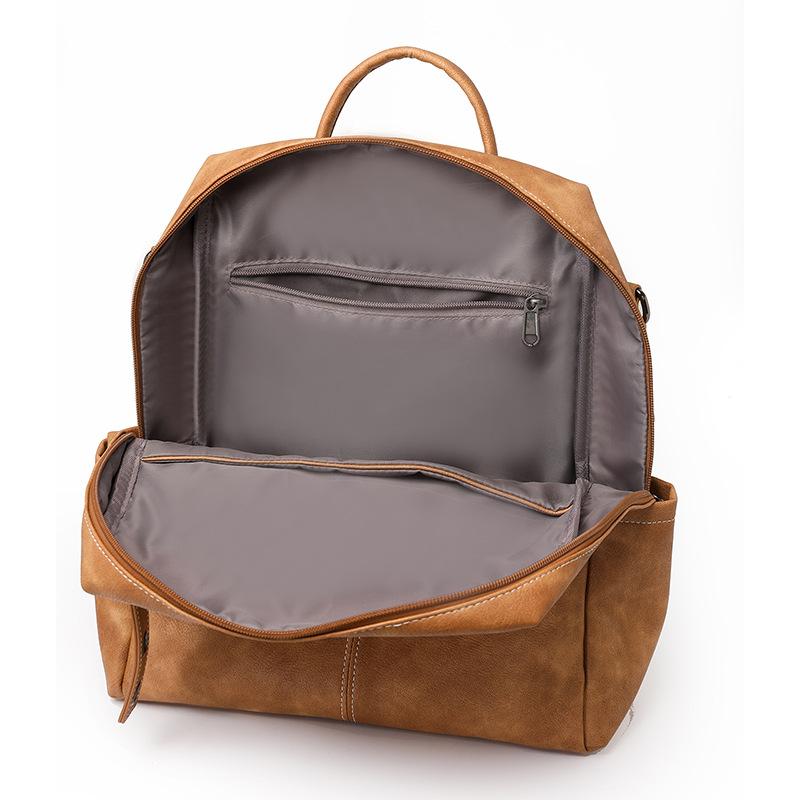 New Large Capacity Cross Shoulder Bag PU Women's Bag Business Commuter Bag Backpack