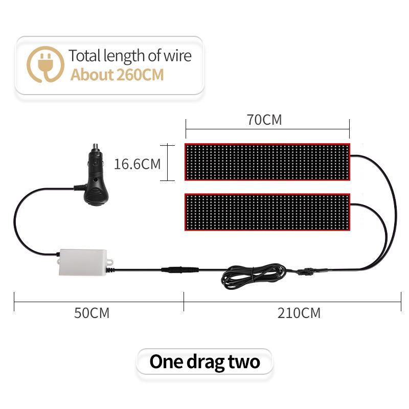 

Гибкая светодиодная подсветка Devil Eye для салона автомобиля и окна грузовика - Универсальная посадка