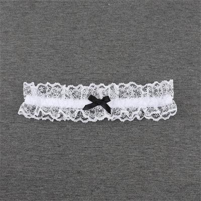 Elegant Blue Lace Bridal Garter With Adjustable Band For Wedding Something Blue Tradition