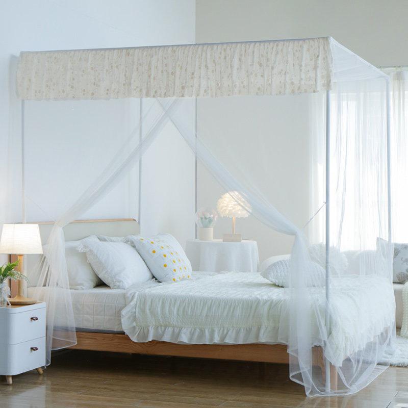 Free Shipping Bedroom Mosquito Net - Full Coverage Floor Net for Single Bed, Anti-Mosquito Protection, Perfect for Rentals
