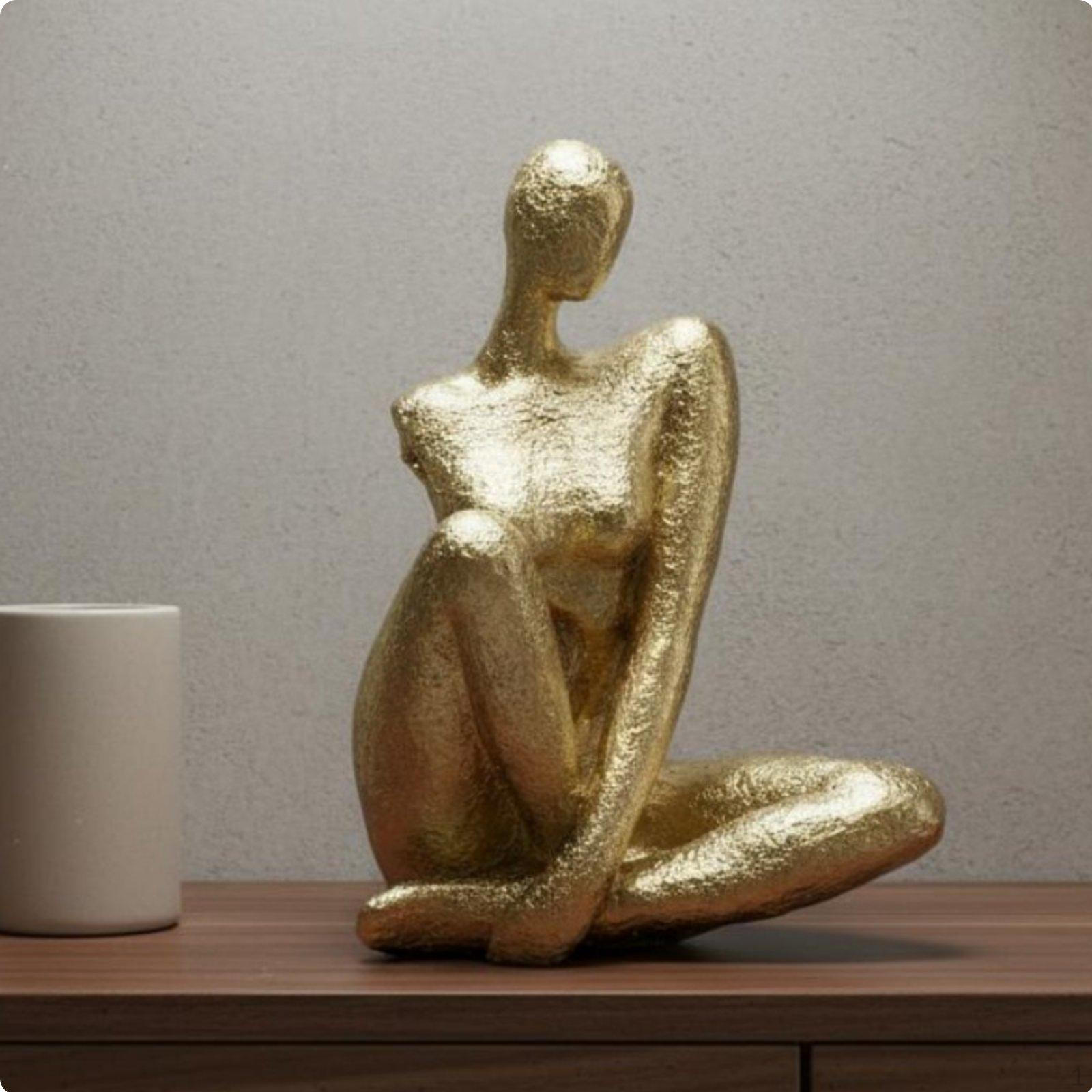 Abstract Human Statue resin Figurine Art Sculpture Fine Workmanship Modern for Desktop,