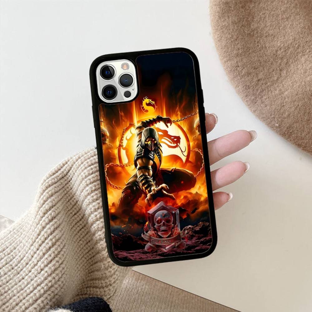 Classic Vintage M-Mortal K-Kombat For Iphone 17 Air 16 15 14 13 12 11 Pro Max TPU+PC Plus Shockproof Back Phone Cover