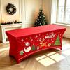 1pcs Christmas Home Decoration Tablecloth Cover Milk Silk Tablecloths Restaurant All Inclusive High Elasticity Table Cloth Mat