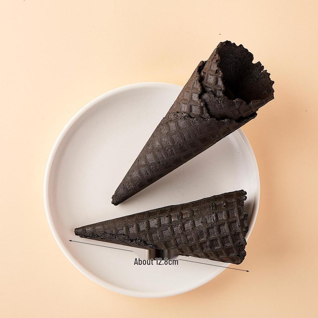 Original Cone Cake Decoration: Birthday Ice Cream Crispy Cone Topper, DIY Shell