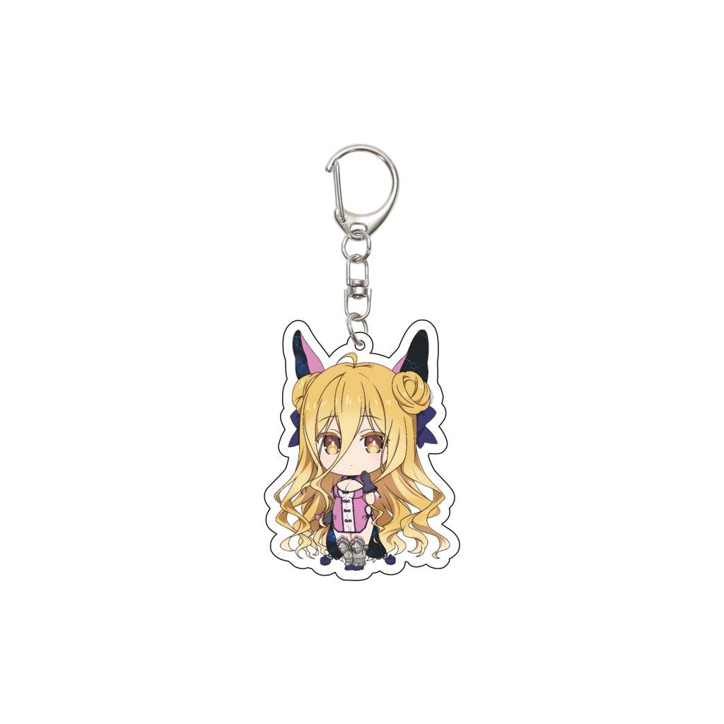 55MM Anime DATE A LIVE Keychain Itsuka Shido/Yatogami Tohka/Yatogami Tenka Key Chain Acrylic Model Plate Christmas Gifts
