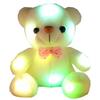 Colorful Glowing Bear Plush Toy Romantic Gift Luminous Stuffed Animal