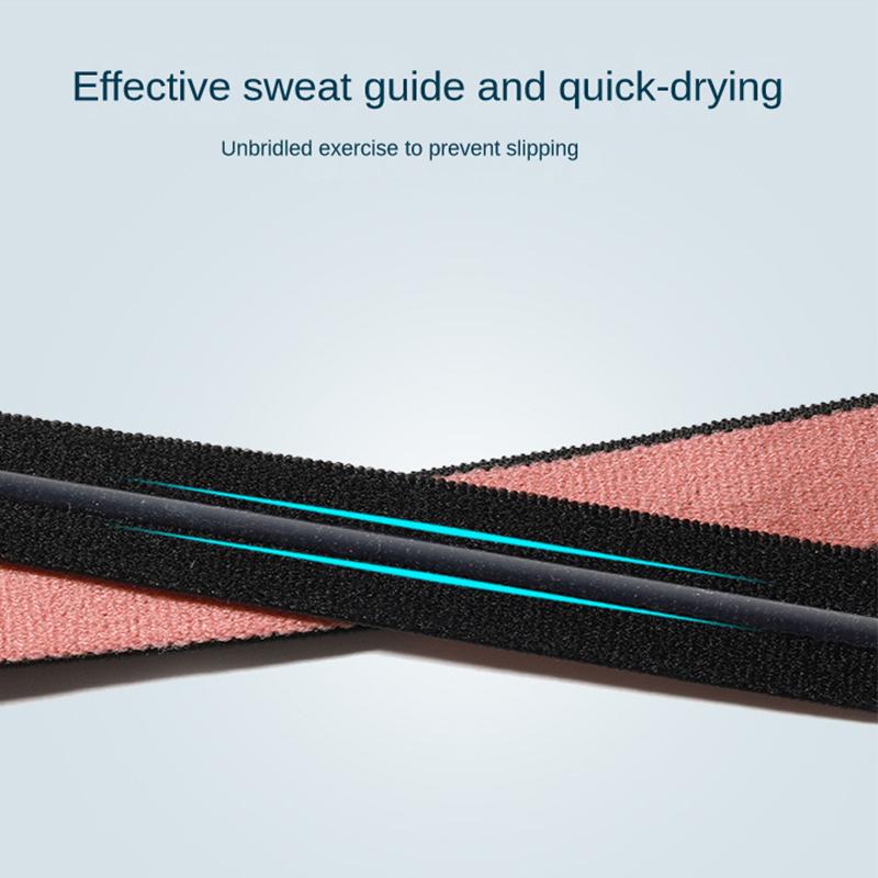Sports Antiperspirant Hair Band Women Yoga Fitness Sweat Absorbing Hair Band Men Basketball Running Football Sweat Headband