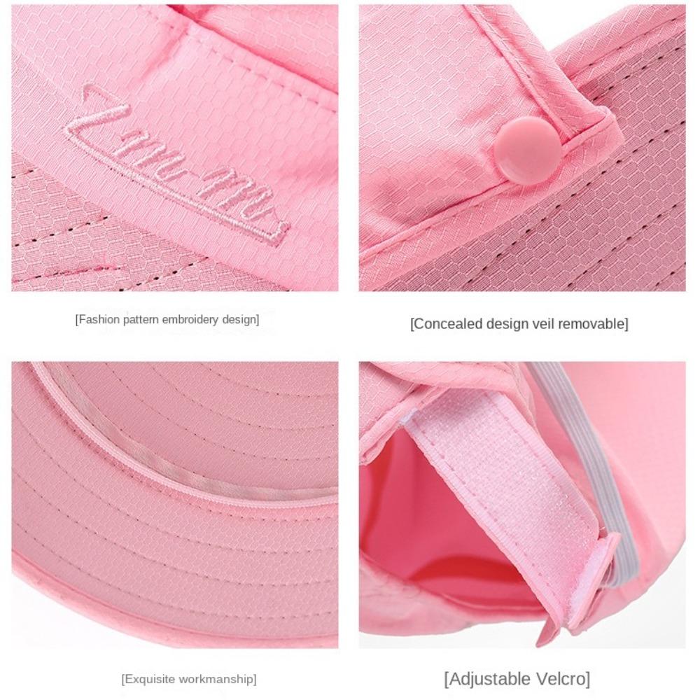 Polyester Sun Protection Hats UV Protection Sunscreen Hat Fashion Fisherman Hat  Summer