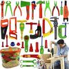 34 Pcs  Repair Tools Set Boy Kid Toys Craftsman Pretend Play Fixing Skill