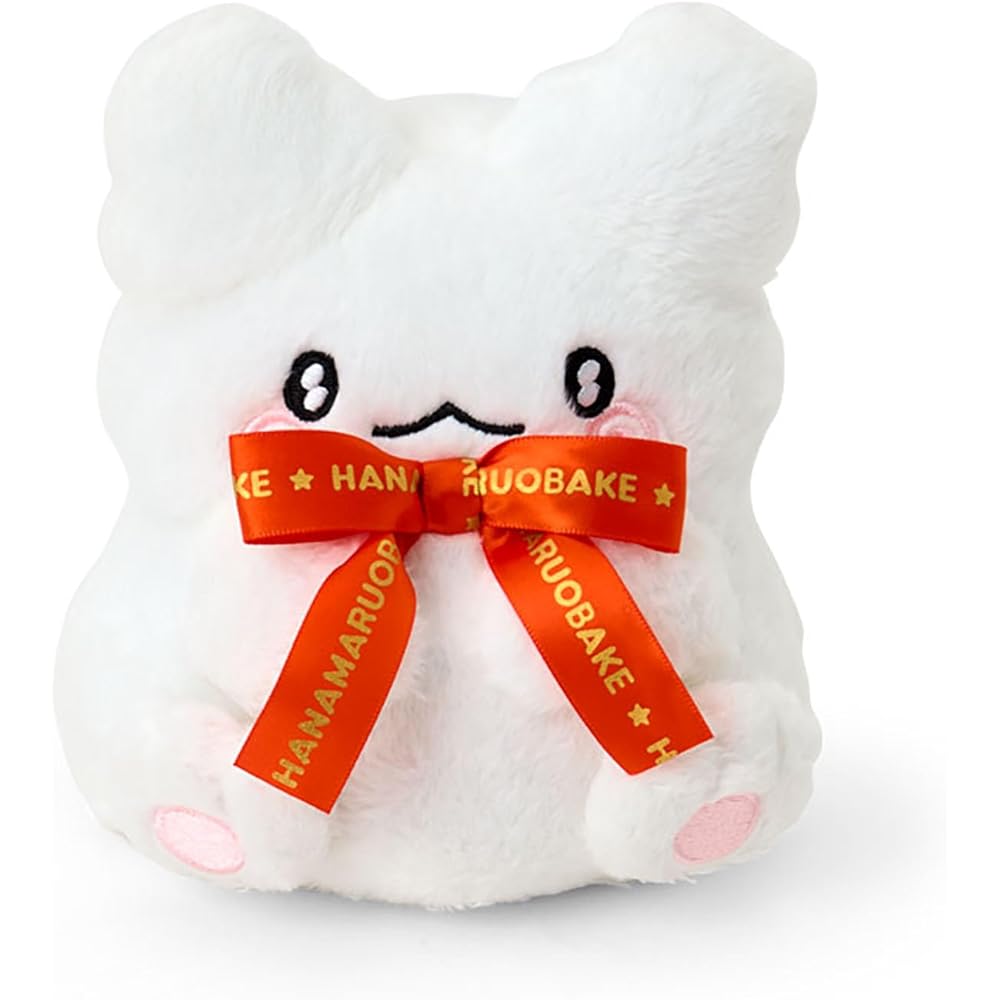 Sanrio Hanamaru Obake Plush Toy Logo Ribbon Character Award 2nd Edition Age 3 and Up