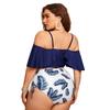 2026 Women Push Up Bikinis Set Swimwear Plus Size High Waist Swimsuit Larges Big Plussize Swimming Suits Bathing Beachwear