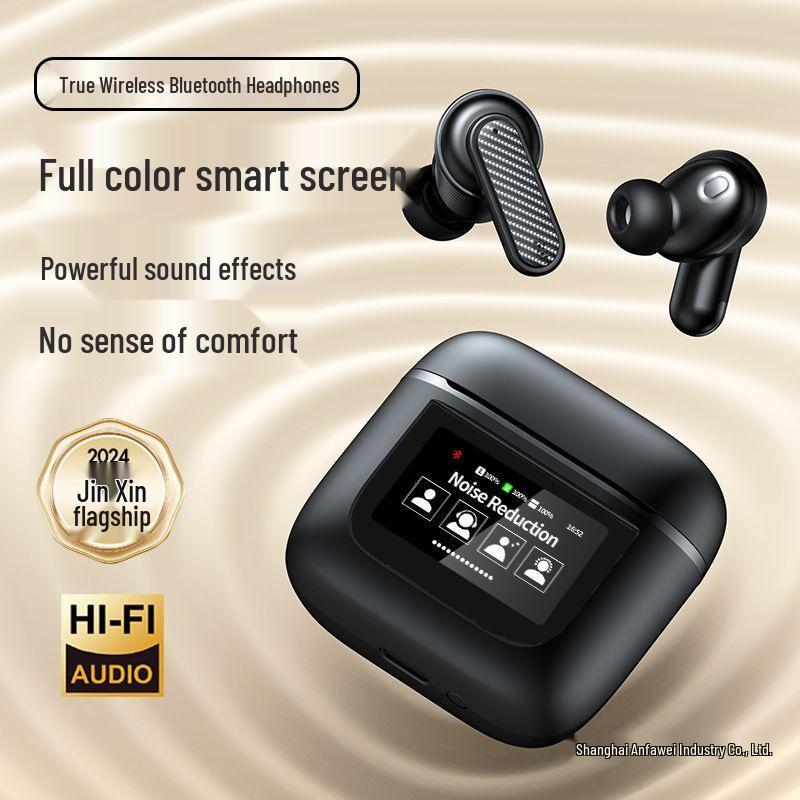 2026 New Model Smart Bluetooth Earbuds: Touchscreen, Active Noise Cancelling, Heavy Bass, In-Ear, Touch Control, Sports-Friendly.