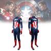 America Cosplay Captain Costume Jumpsuit Animation Characters Party Halloween
