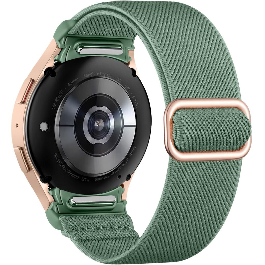 Elastic Nylon Loop Watch Band For Samsung Watch4 5 6 7 Strap Replacement Wristband For Samsung Galaxy Bracelet Correa Accessorie