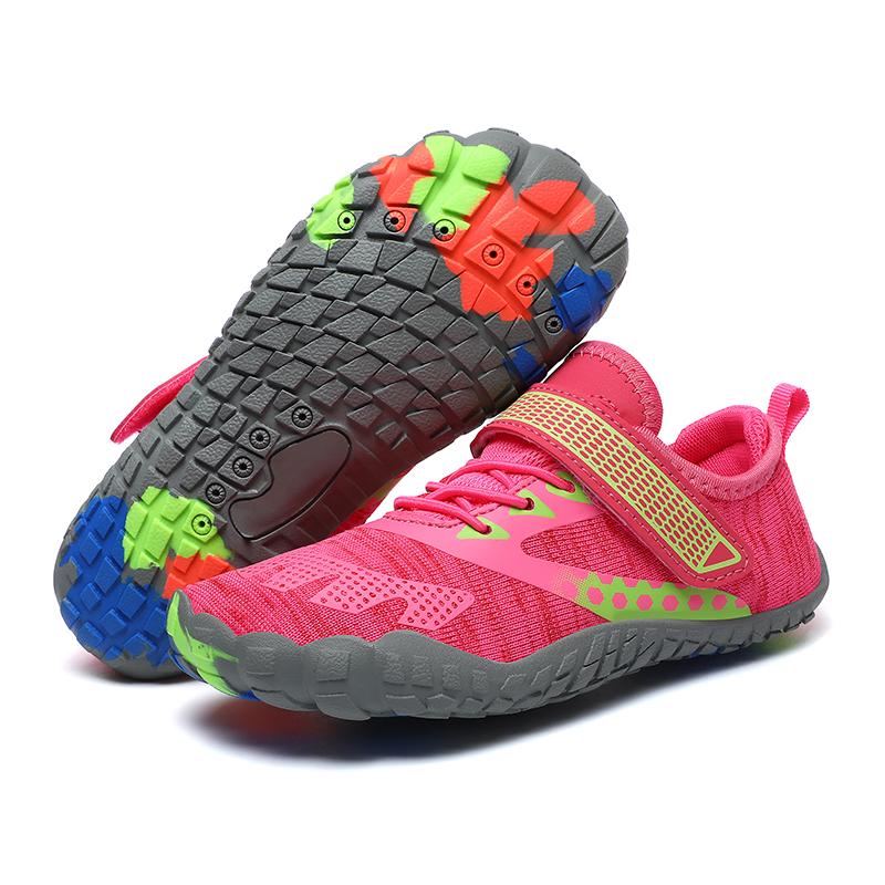 

Summer Children Water Shoes Outdoor Barefoot Beach Upstream Swimming Shoes Comfortable Breathable Children Water Sports Shoes 24 красный