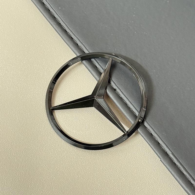 Kompatibel mit Mercedes-Benz Hauben-, Heck-, Kofferraumaufklebern und Emblemen - 9cm, 7cm (90mm, 70mm).