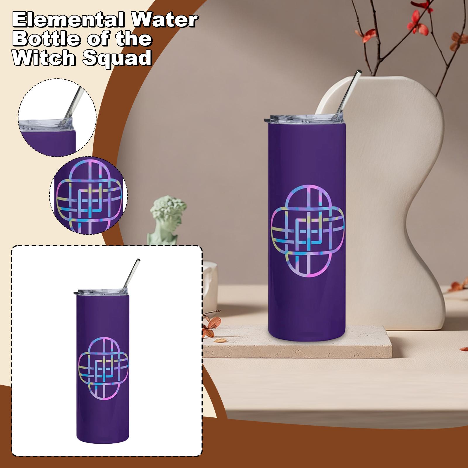 

Фиолетовая чашка для воды имеет большую вместимость и удобна для переноски. Это также модный предмет. One Size