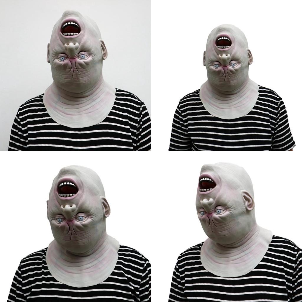 Terrifying Upside Down Full Head Mask For Halloween Parties And Cosplay Events