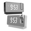 Projection Alarm Clock Time Date Temperature Display 180 Degree Wide Angle HD LED Screen Projectable