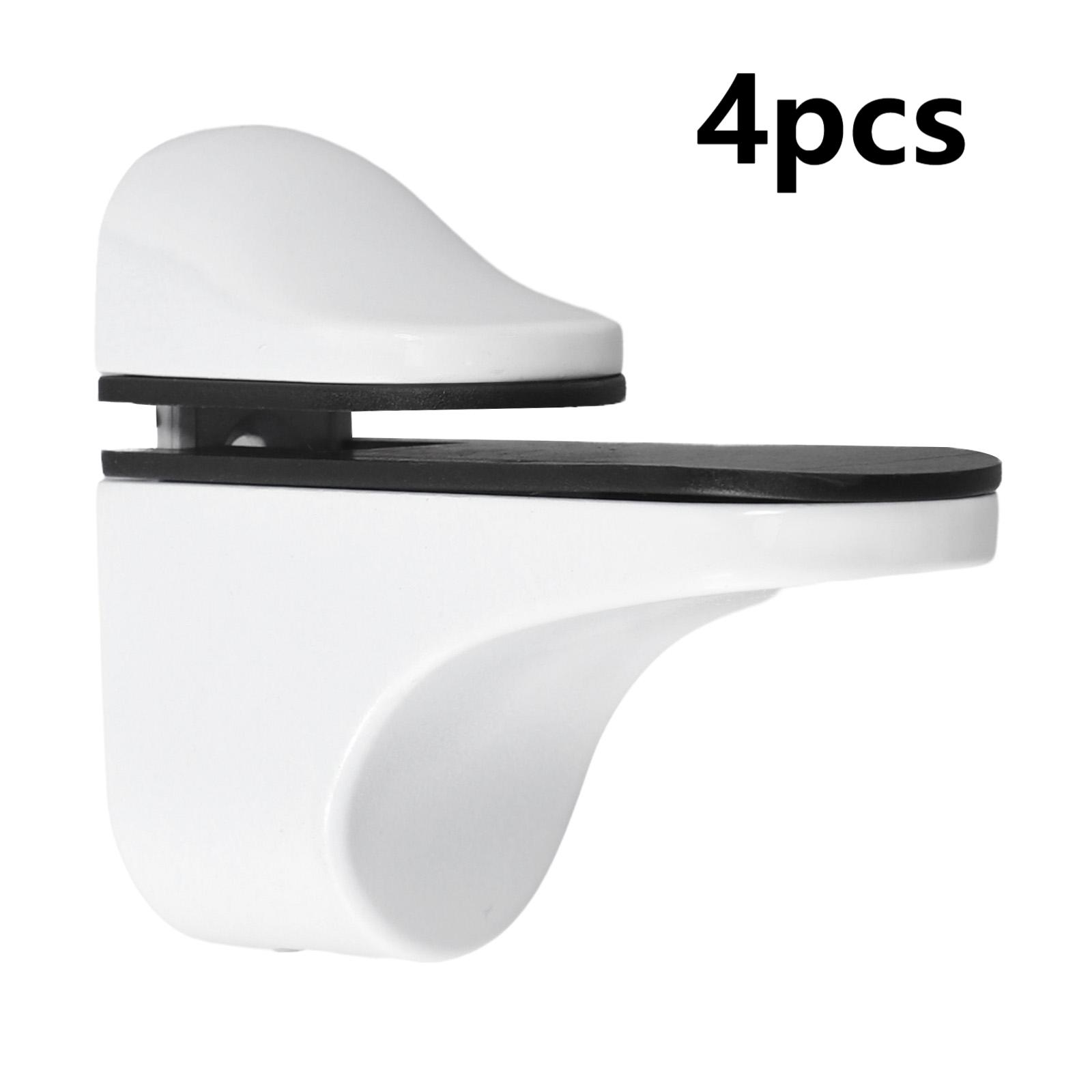 

Polished Chrome Bracket Adjustable Shelf Support Home Organization Easy Installation Design Sturdy Shelf Support