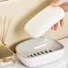 Fast Drying Double Layer Soap Box Waterproof Soap Storage Rack Soap Storage Drain Soap Box Shower