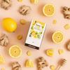 Tisanière fleurie porcelaine 250 ml + Tisane gingembre et citron bio
