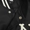 New Era MLB Cooperstown Varsity Size Nylon Neymetco Black Jacket, Black, M, Varsity,