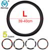 DERMAY Steering Wheel Cover PU Leather Fit Outer Diam 39-40cm