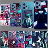 H-Hazbin Vox Etui na Telefon Dla Redmi Note 13 12 14 15 Pro Plus 13R 11 11T 11E 11S 10 Pro 10S 9 9S Pokrowiec Komórka Przezroczysty TPU Capa Etui S