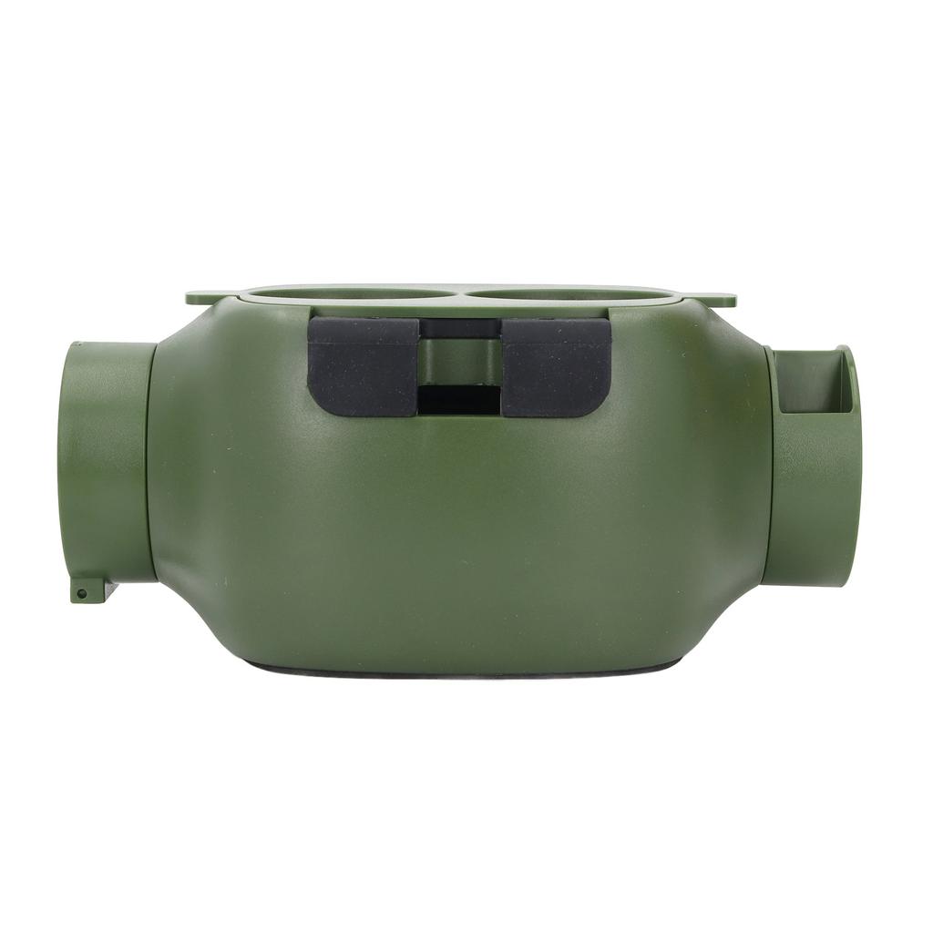 Mini Coffee Knock Box ABS Plastic Portable Coffee Ground Bin for Cafe Bar Kitchen Green